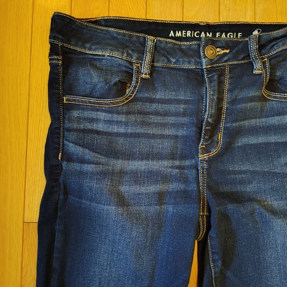 American Eagle Next Level Stretch Jegging dark wash - Picture 4 of 10